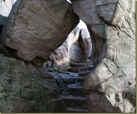 Path Up Pipestone stairs