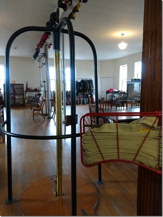 Upstairs Fire and Police Pole and hose 7.18